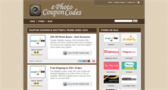 Desktop Screenshot of ephotocouponcodes.com